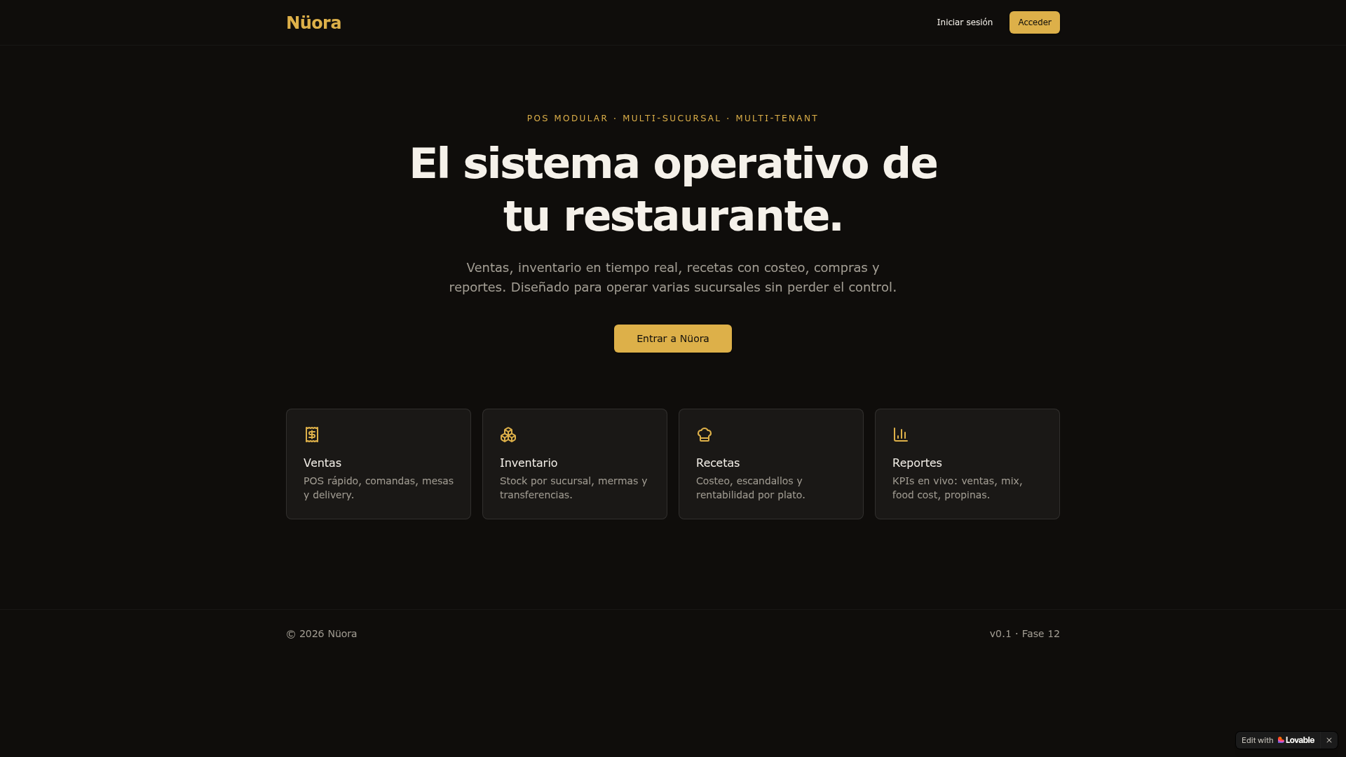 Nüora POS